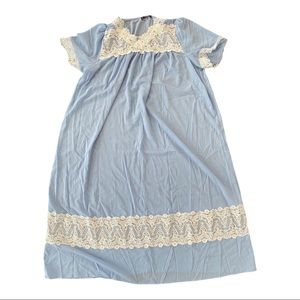 Nightgown with Lace Accent